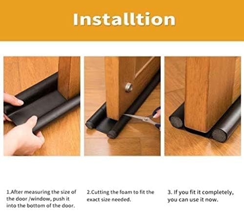 39Inch Door Bottom Gap Filler Strip (Brown)