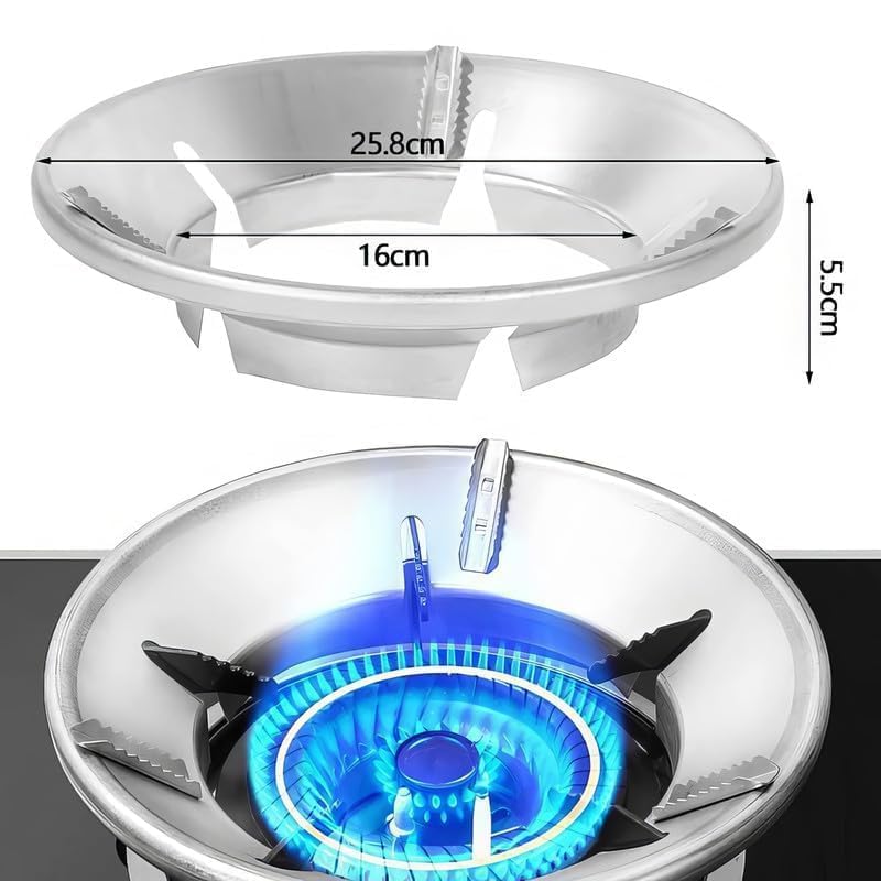 Gas Saver Burner Stand (Silver)