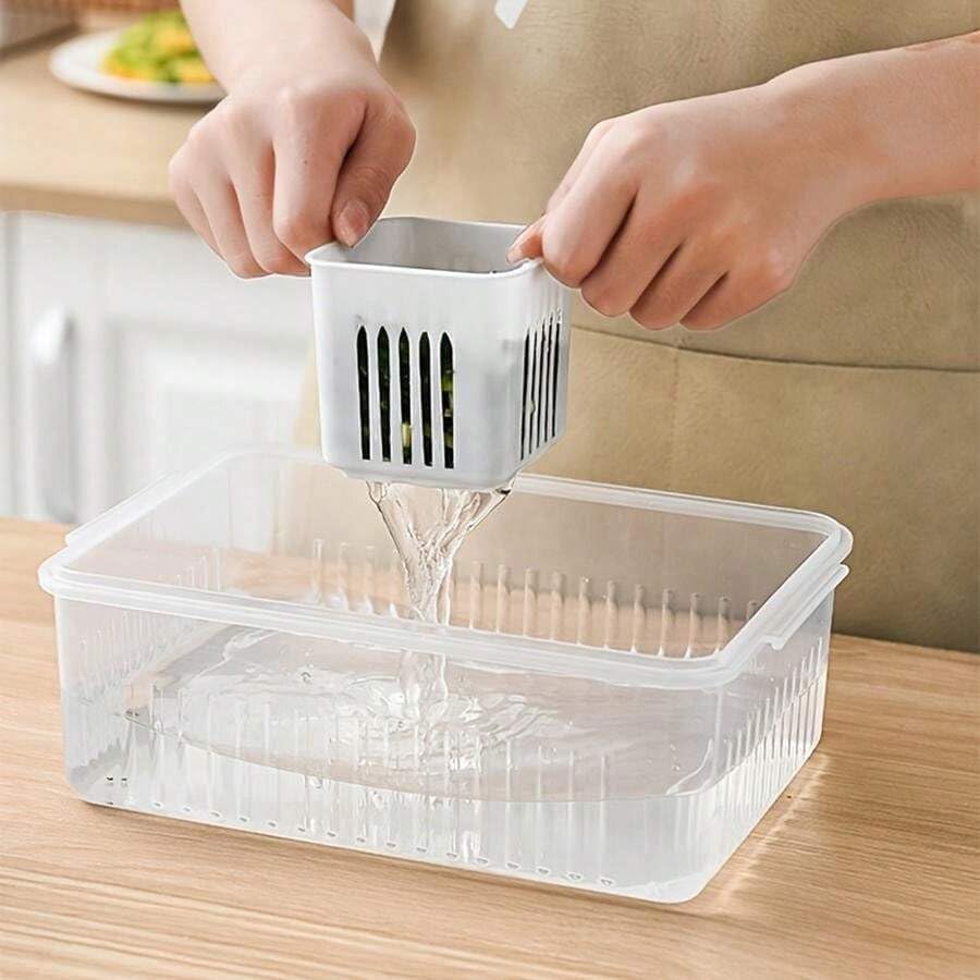 6 Grid Fridge Storage Boxes