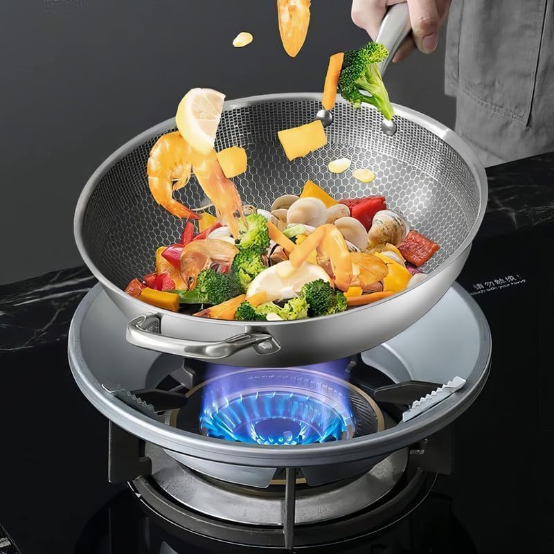Gas Saver Burner Stand (Silver)