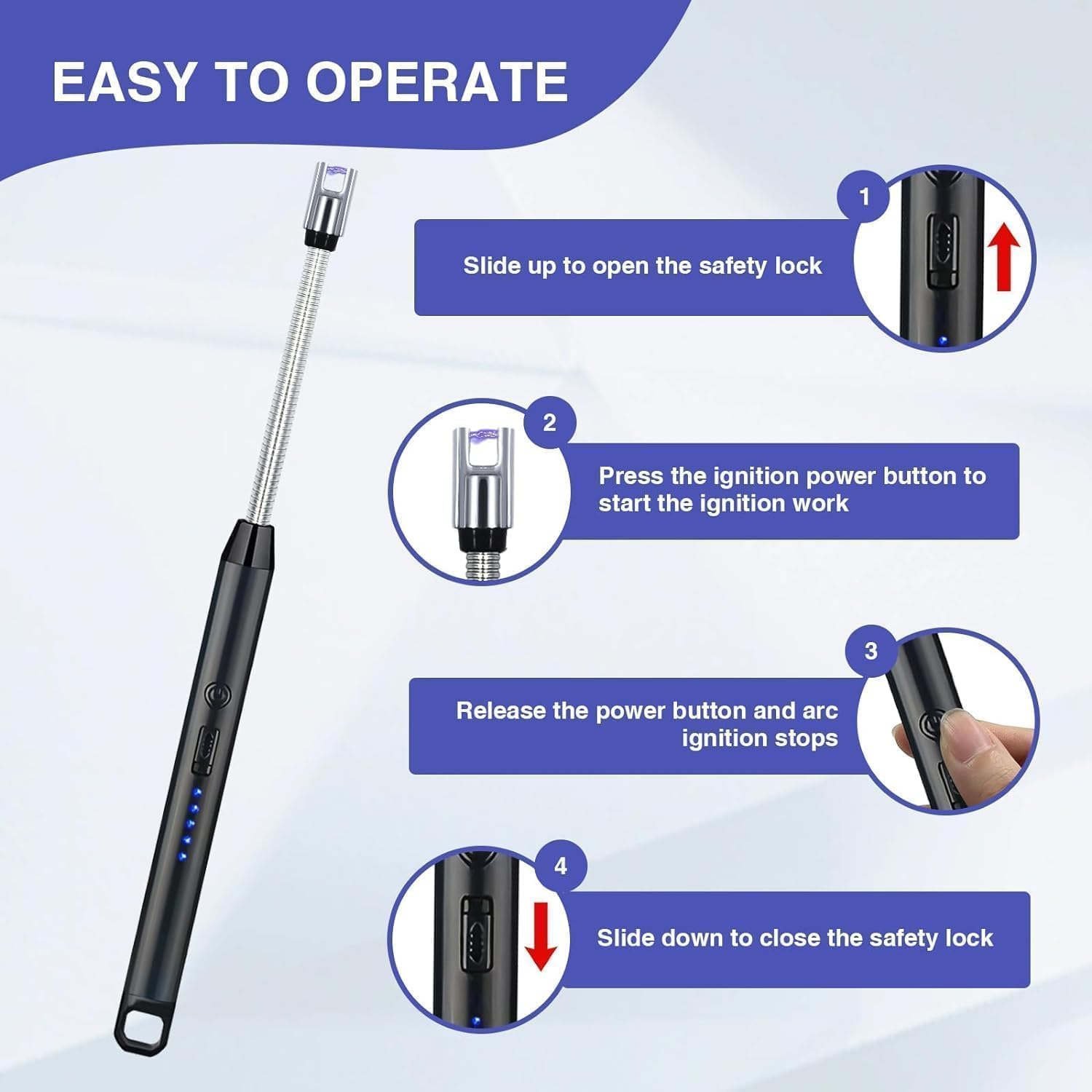 C-Type Rechargeable Electric Lighter