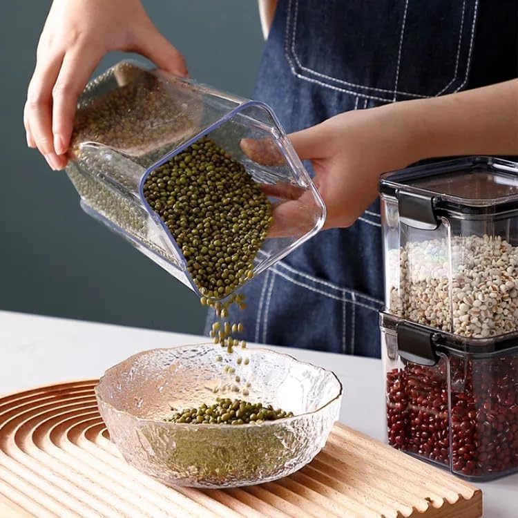 Air Tight Kitchen Containers Set (1700ml)