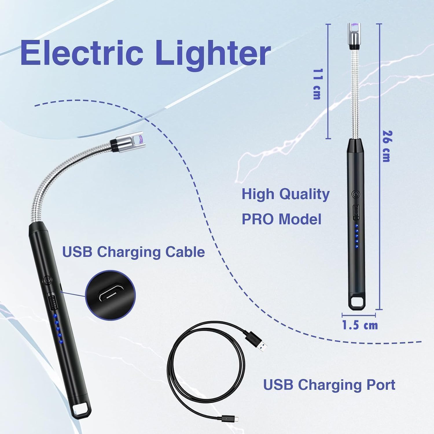 C-Type Rechargeable Electric Lighter