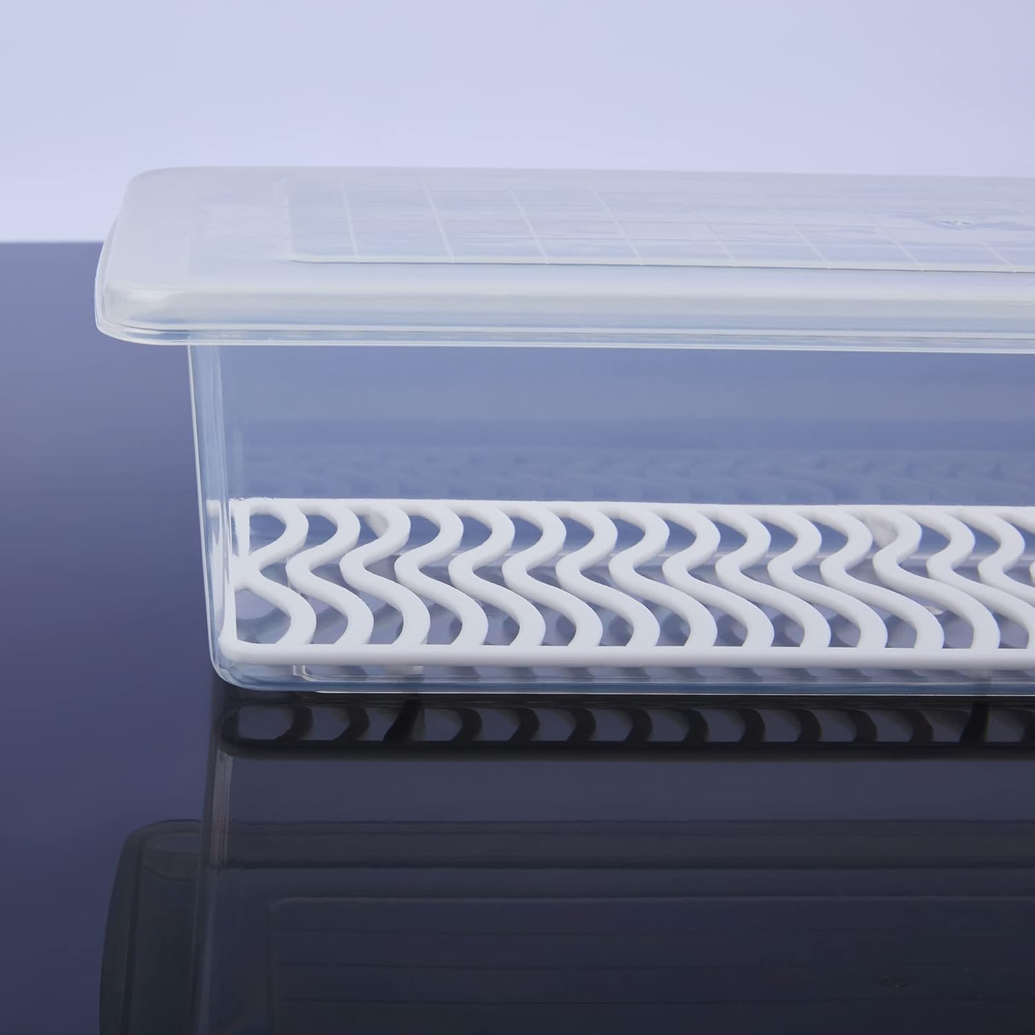 Plastic Fridge Storage Boxes (1500ml)