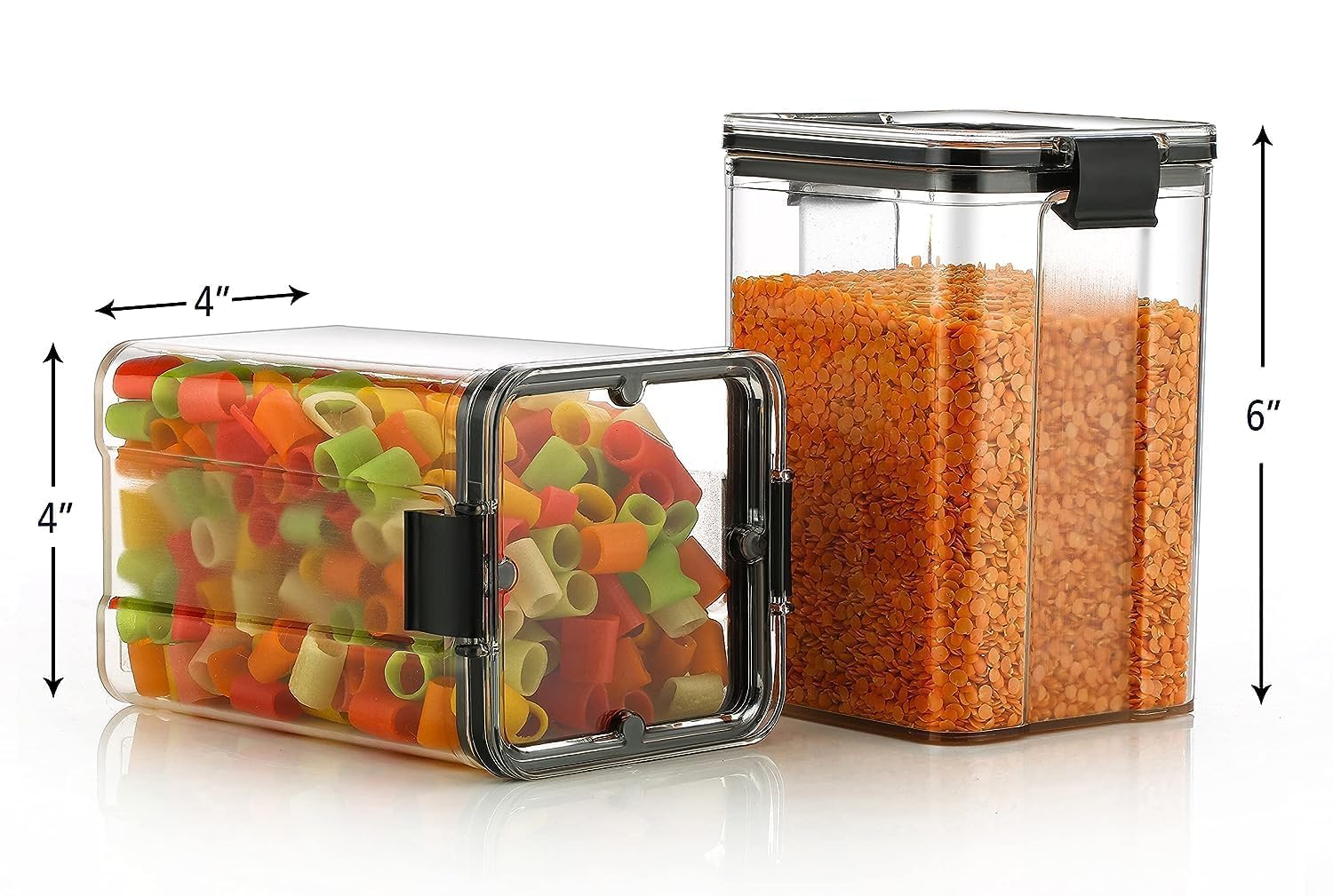 Air Tight Kitchen Containers Set (1100ml)