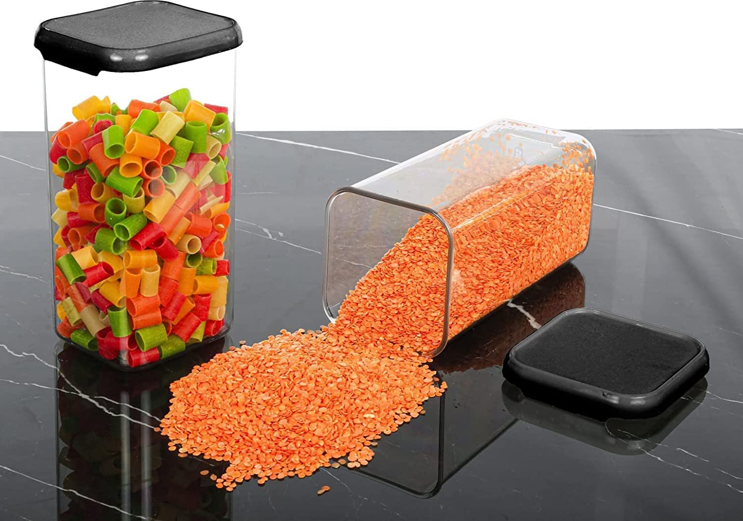 Air Tight Kitchen Containers Set (1500ml)