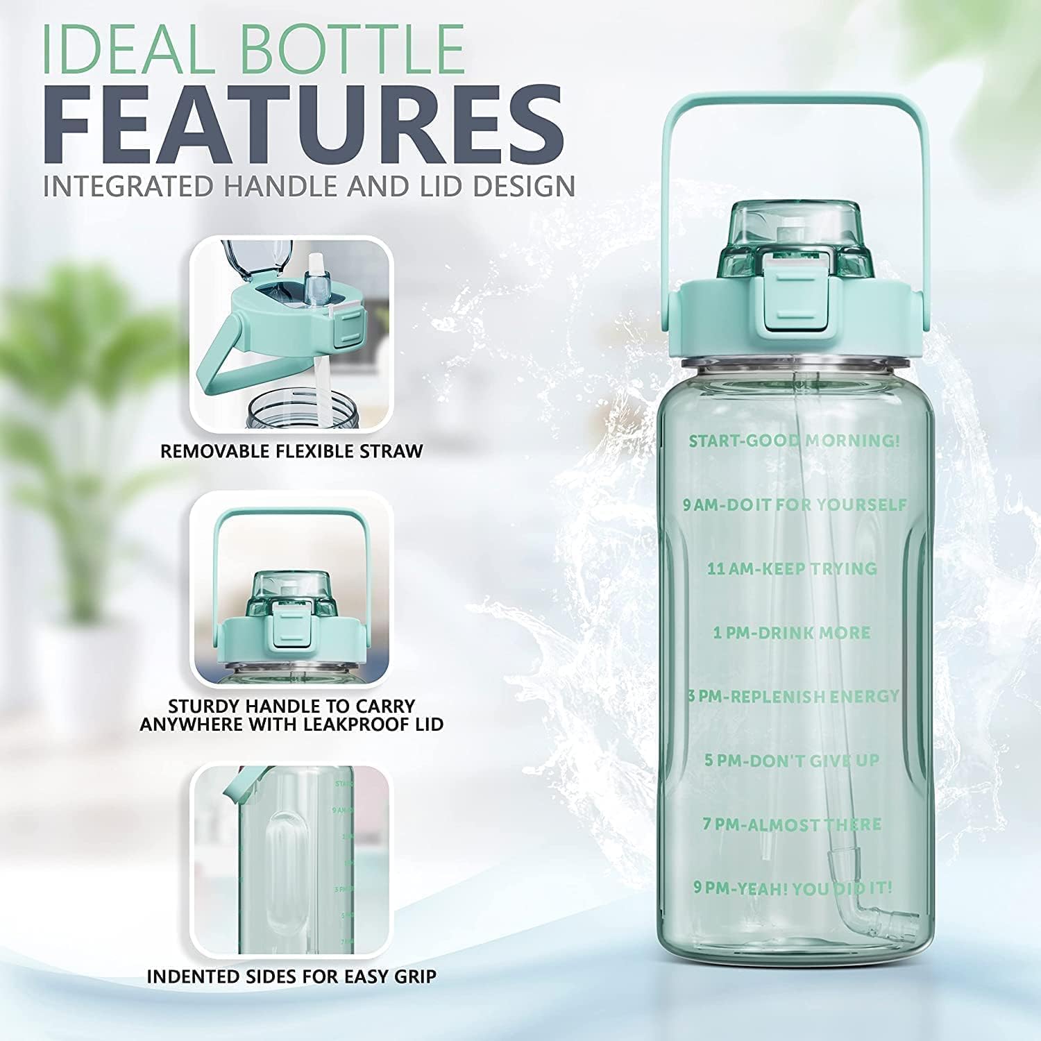 Transparent Water Bottle (2 Litres)