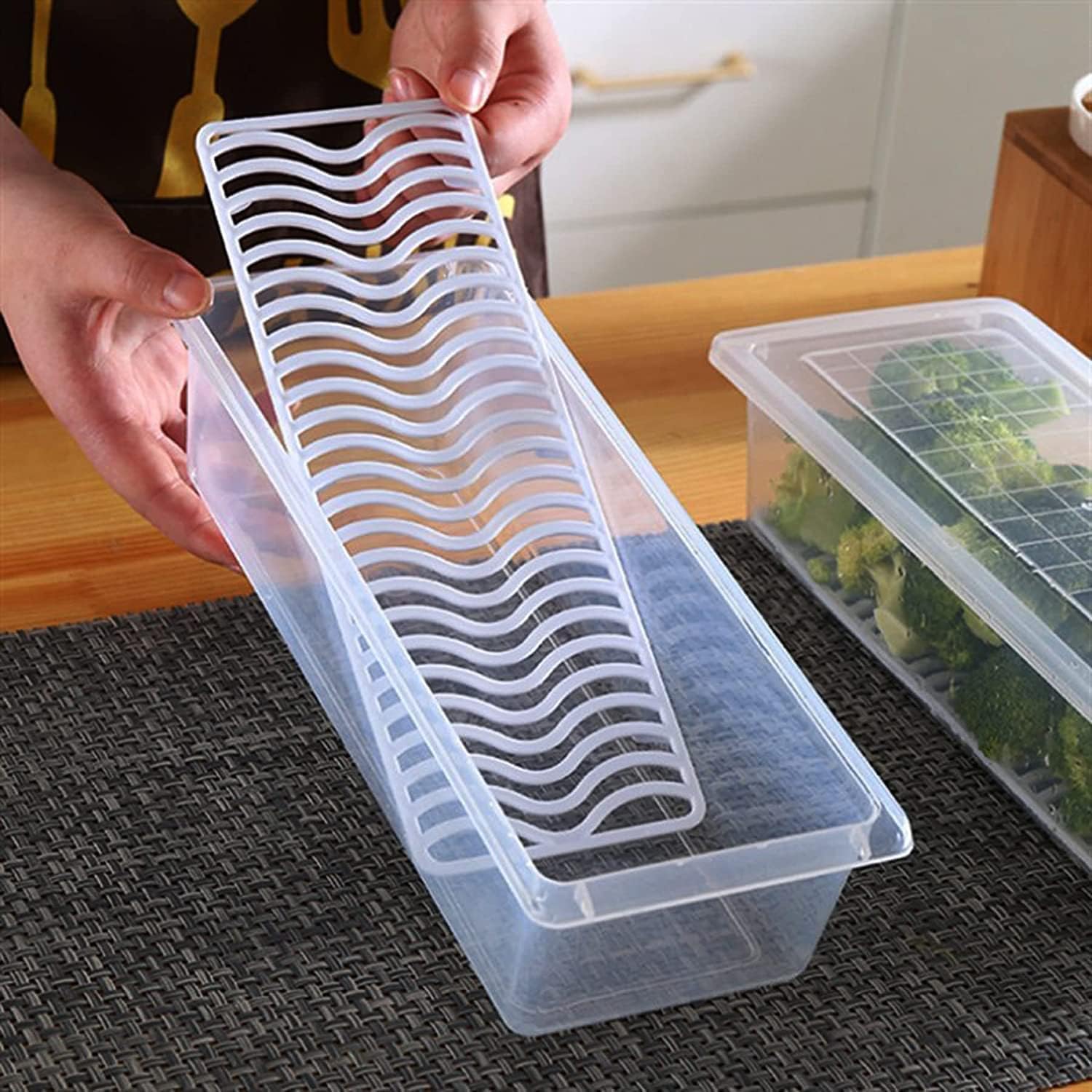 Plastic Fridge Storage Boxes (1500ml)