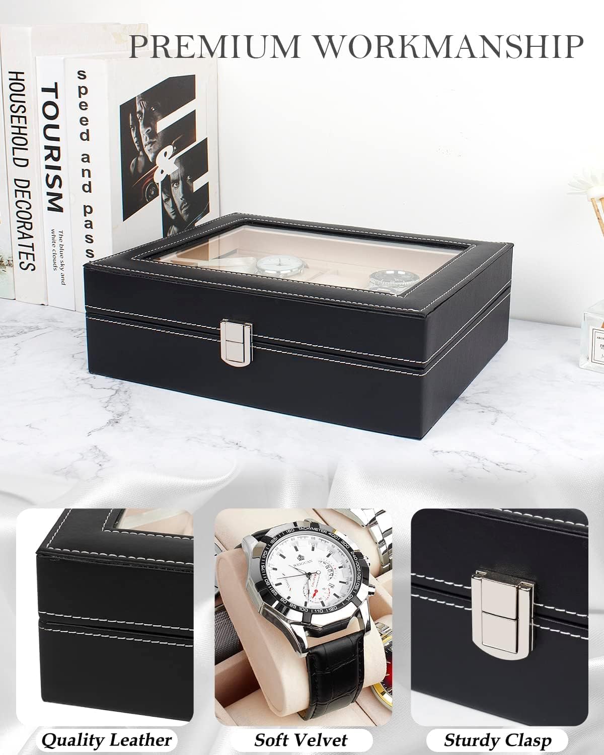 Watch Box Organizer (10 Slots)