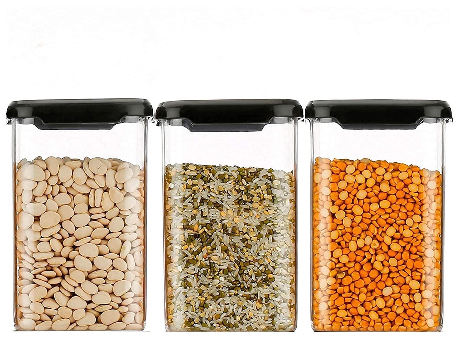 Air Tight Kitchen Containers Set (1200ml)