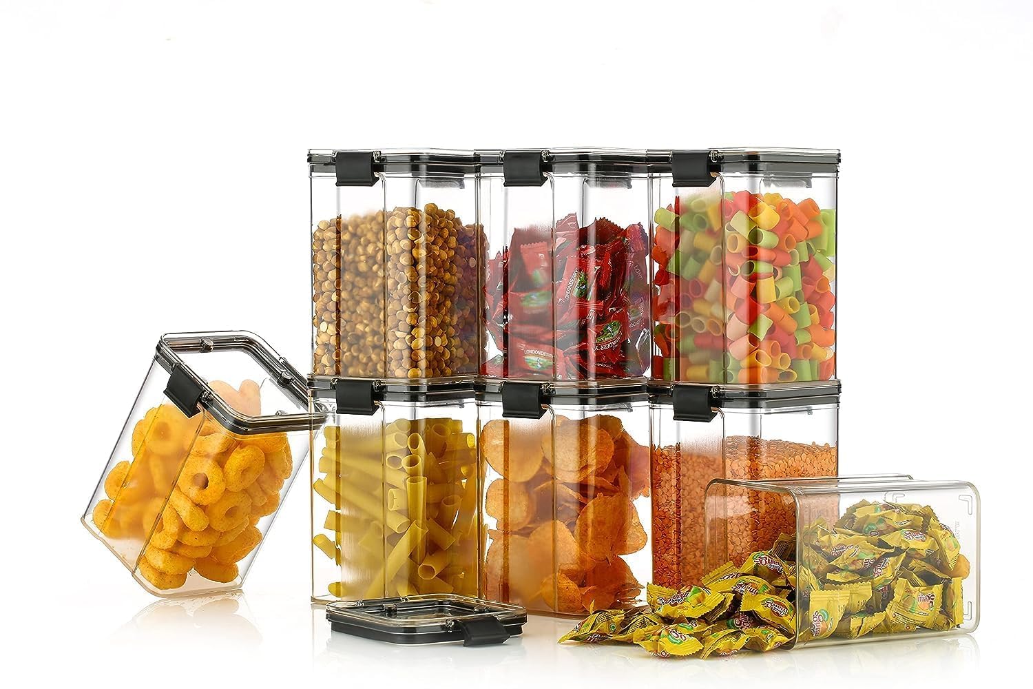 Air Tight Kitchen Containers Set (1100ml)