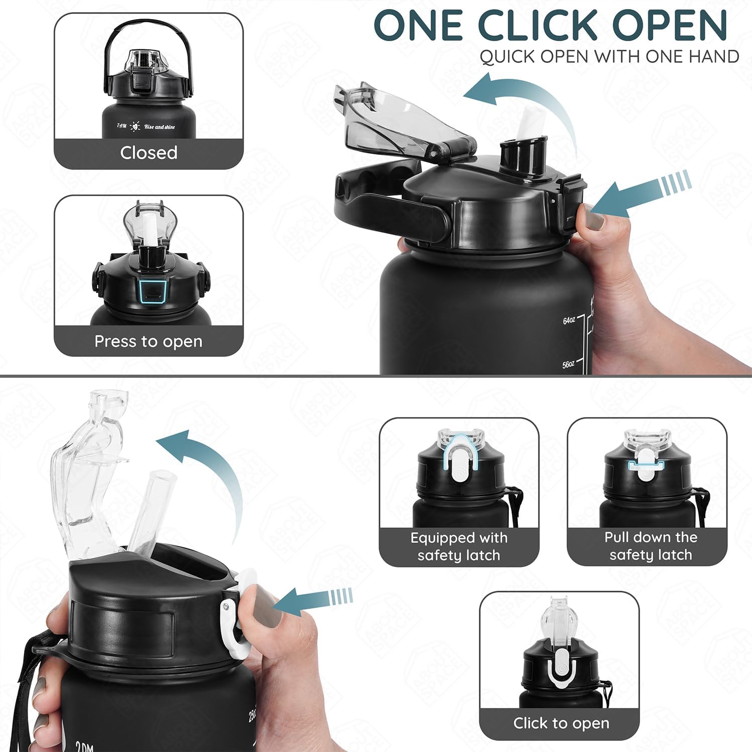 Water Bottle - 3Pcs