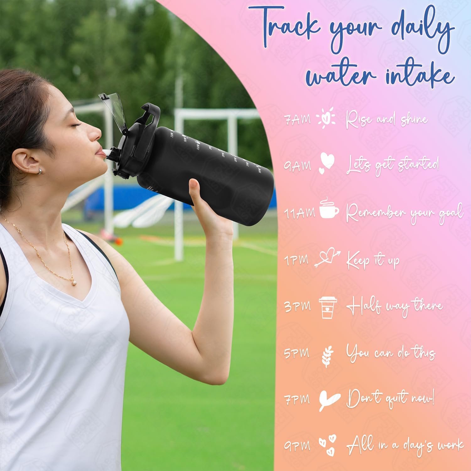 Water Bottle - 3Pcs