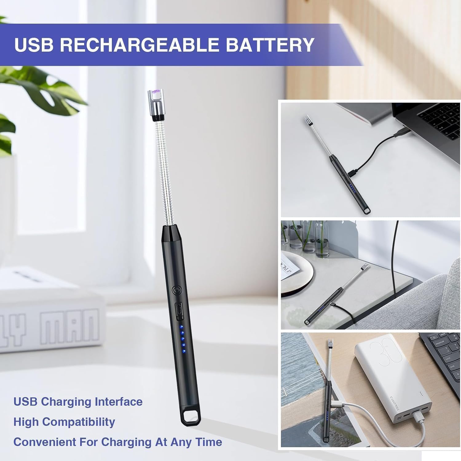 C-Type Rechargeable Electric Lighter
