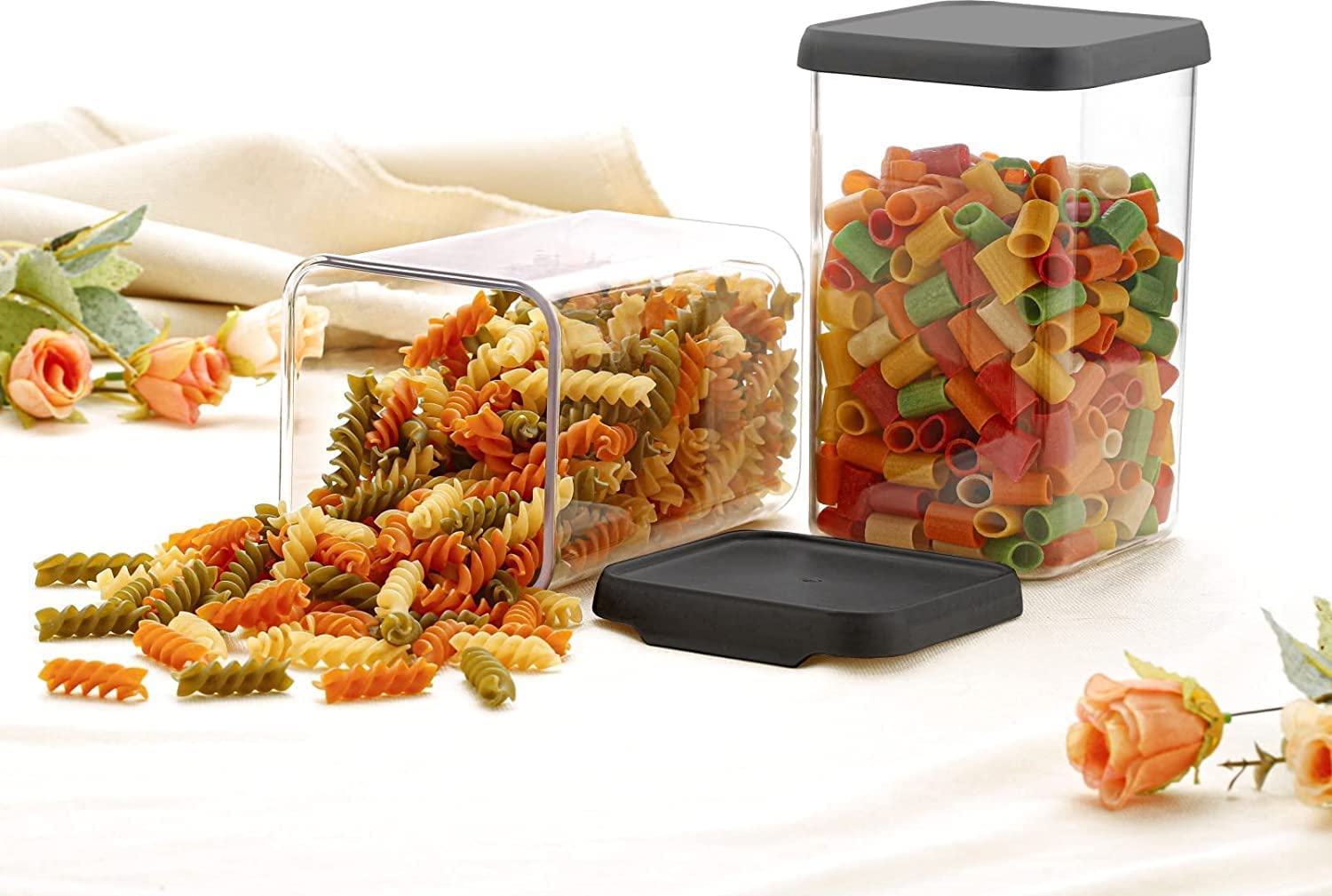 Air Tight Kitchen Containers Set (1200ml)