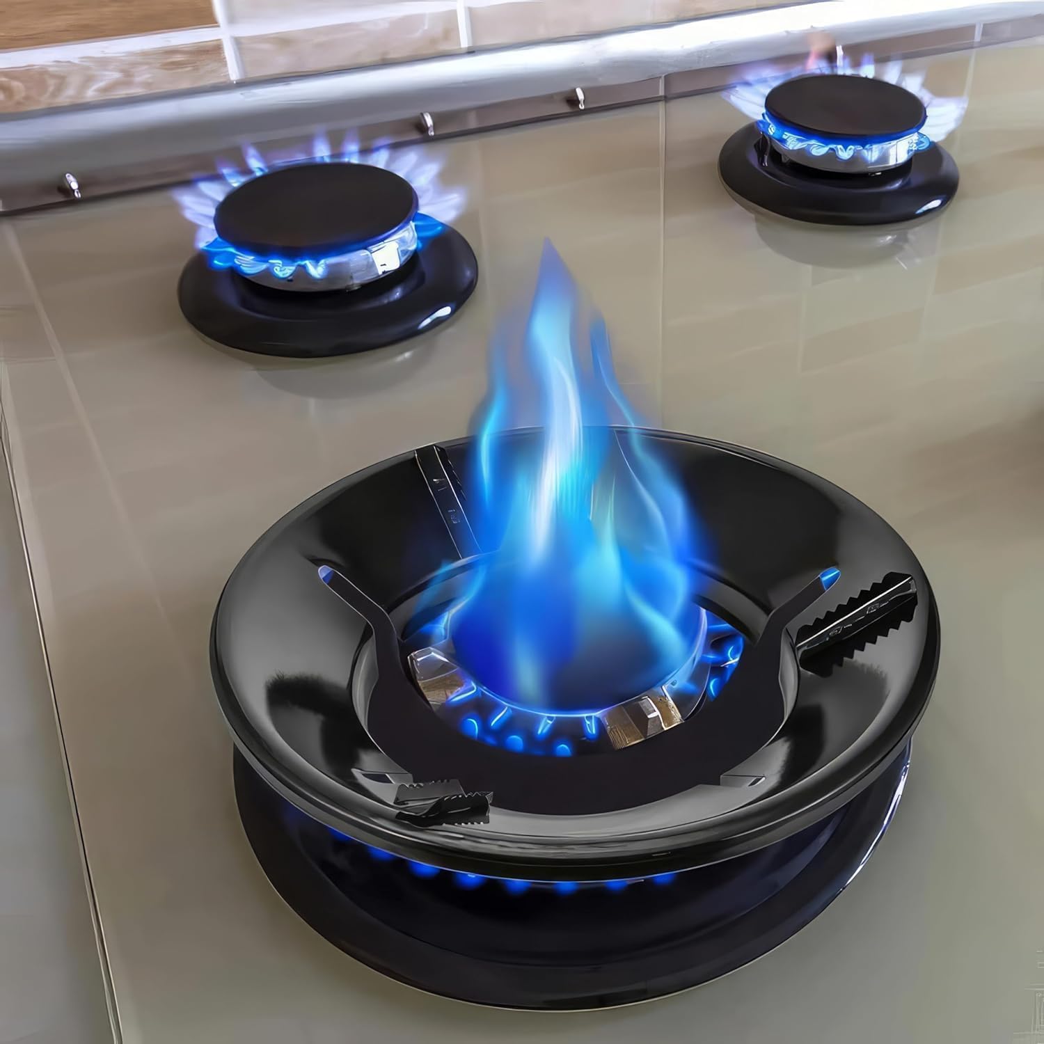 Gas Saver Burner Stand (Black)
