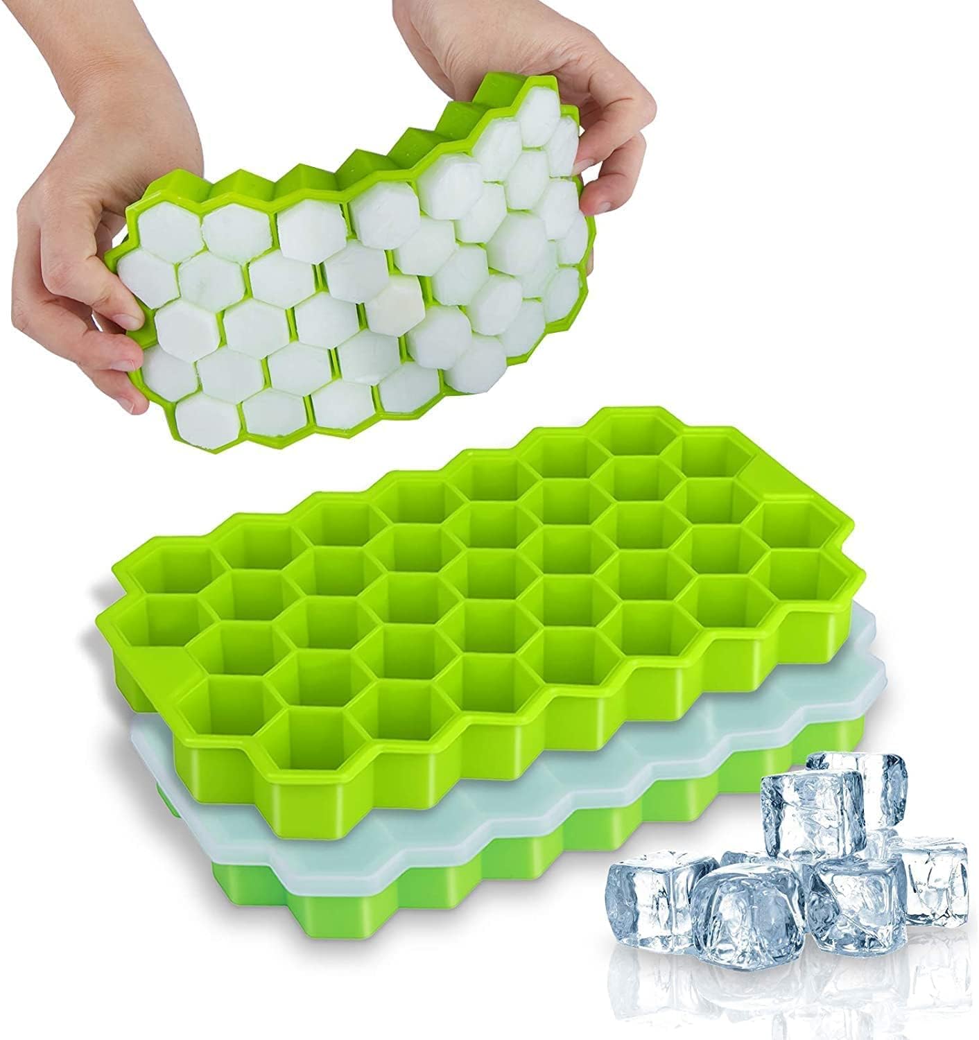 2 Pcs HoneyComb Ice Cube Trays
