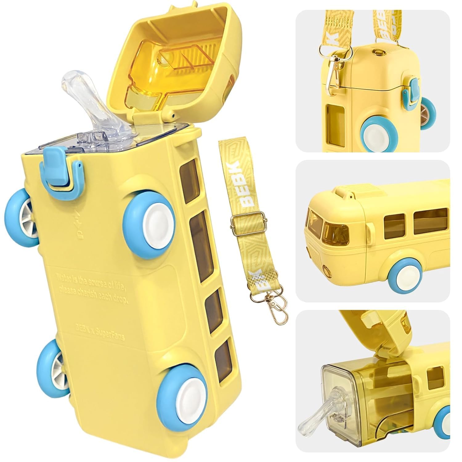 Bus Shape Water Bottle For Kids