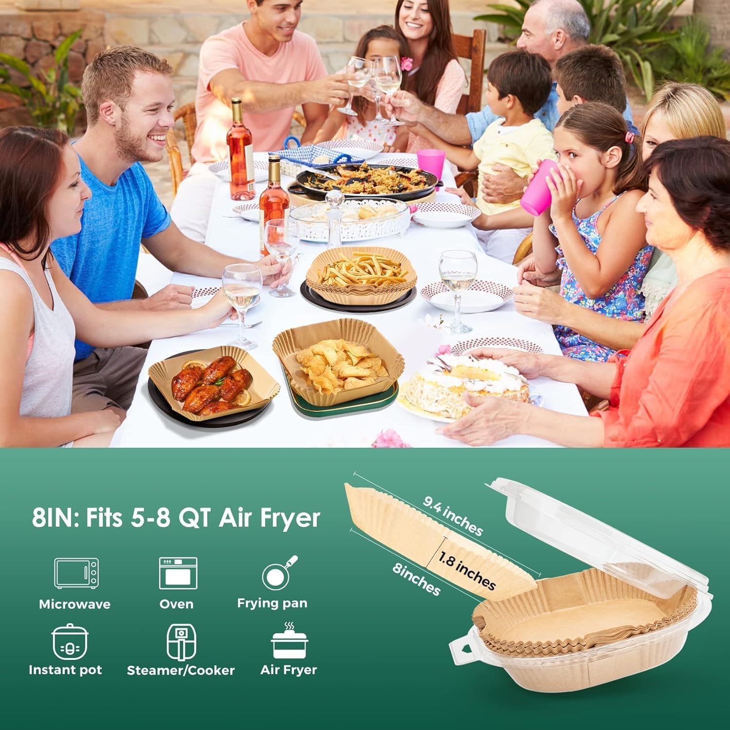 Air Fryer Disposable Paper Liner