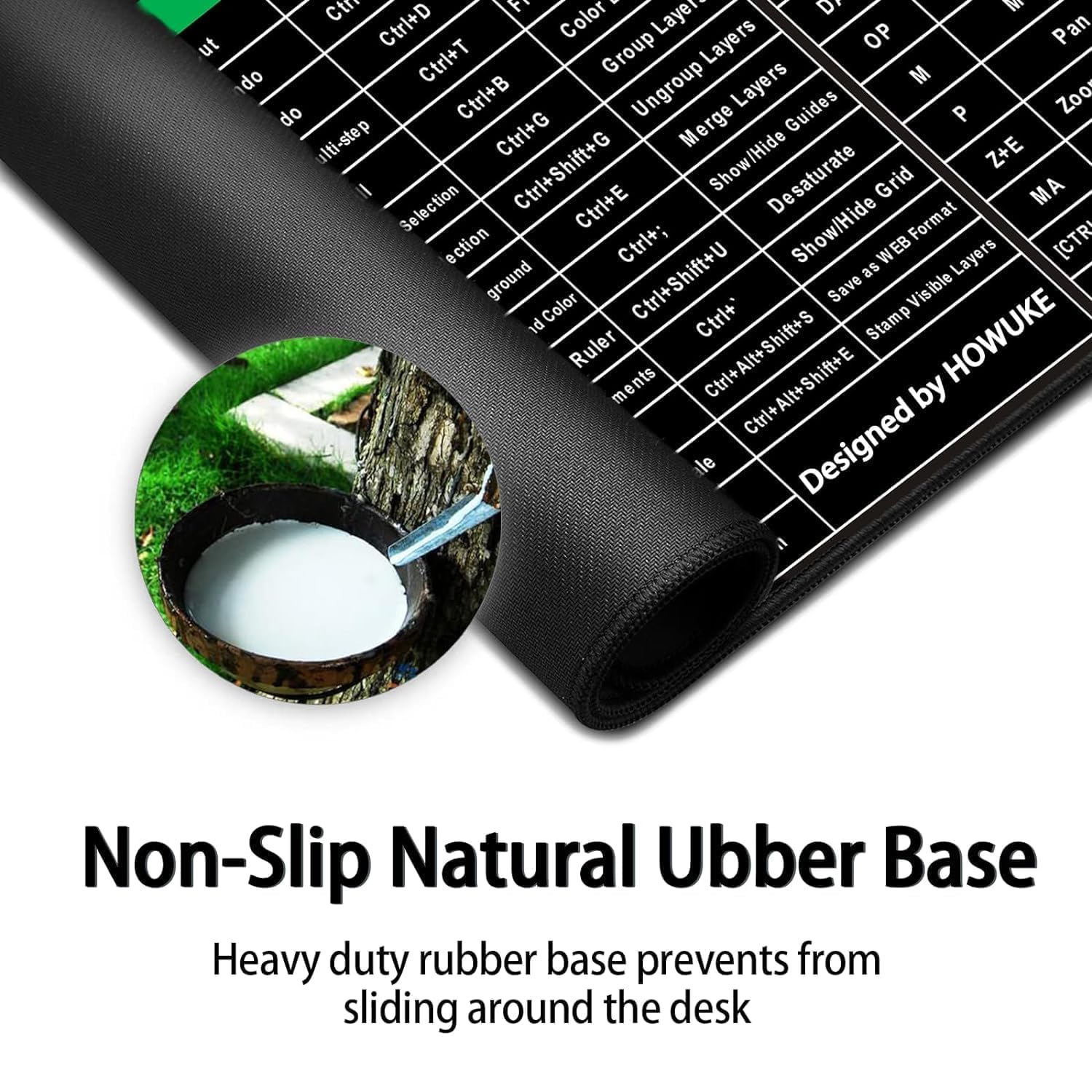 Anti-Slip Keyboard & Mouse Pad