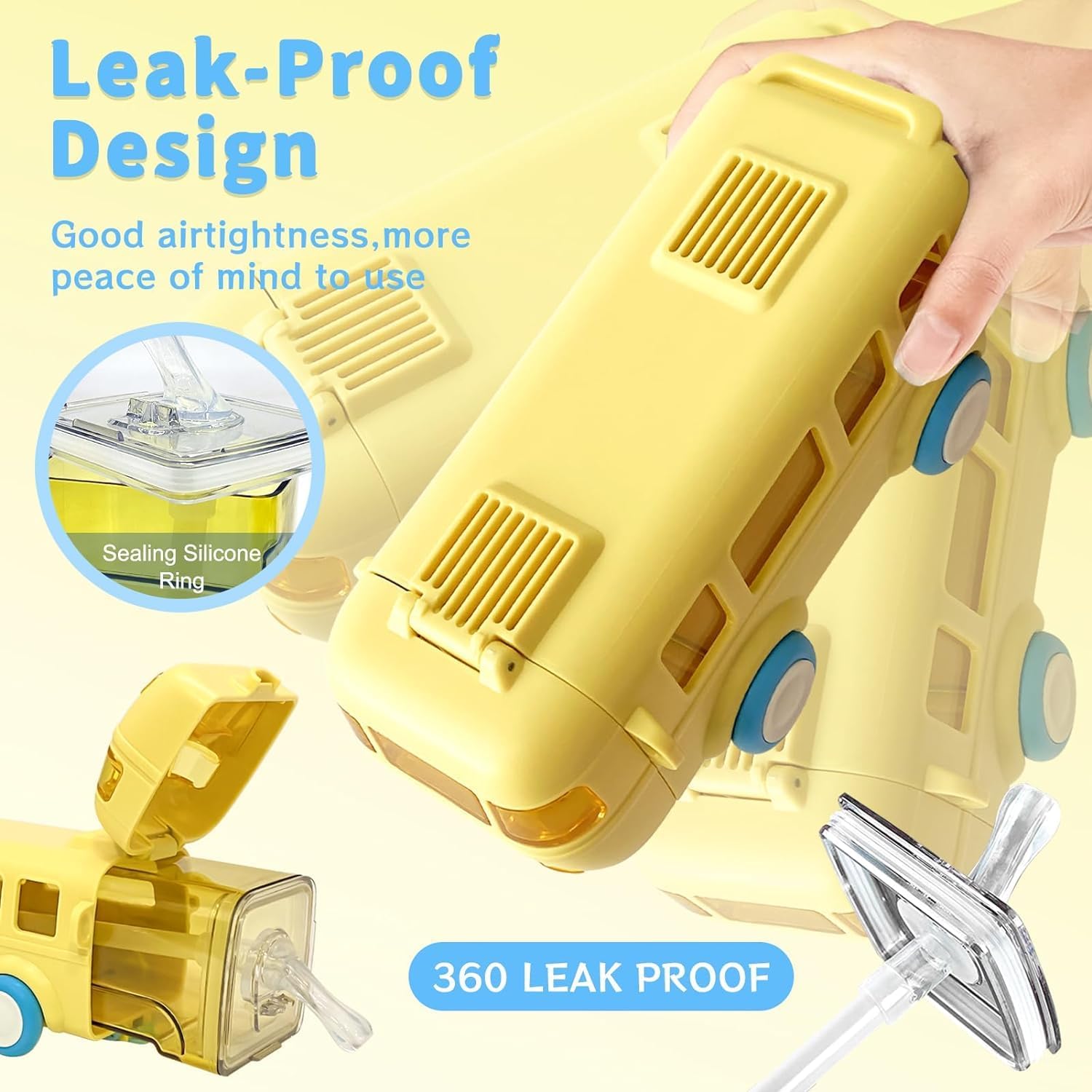 Bus Shape Water Bottle For Kids