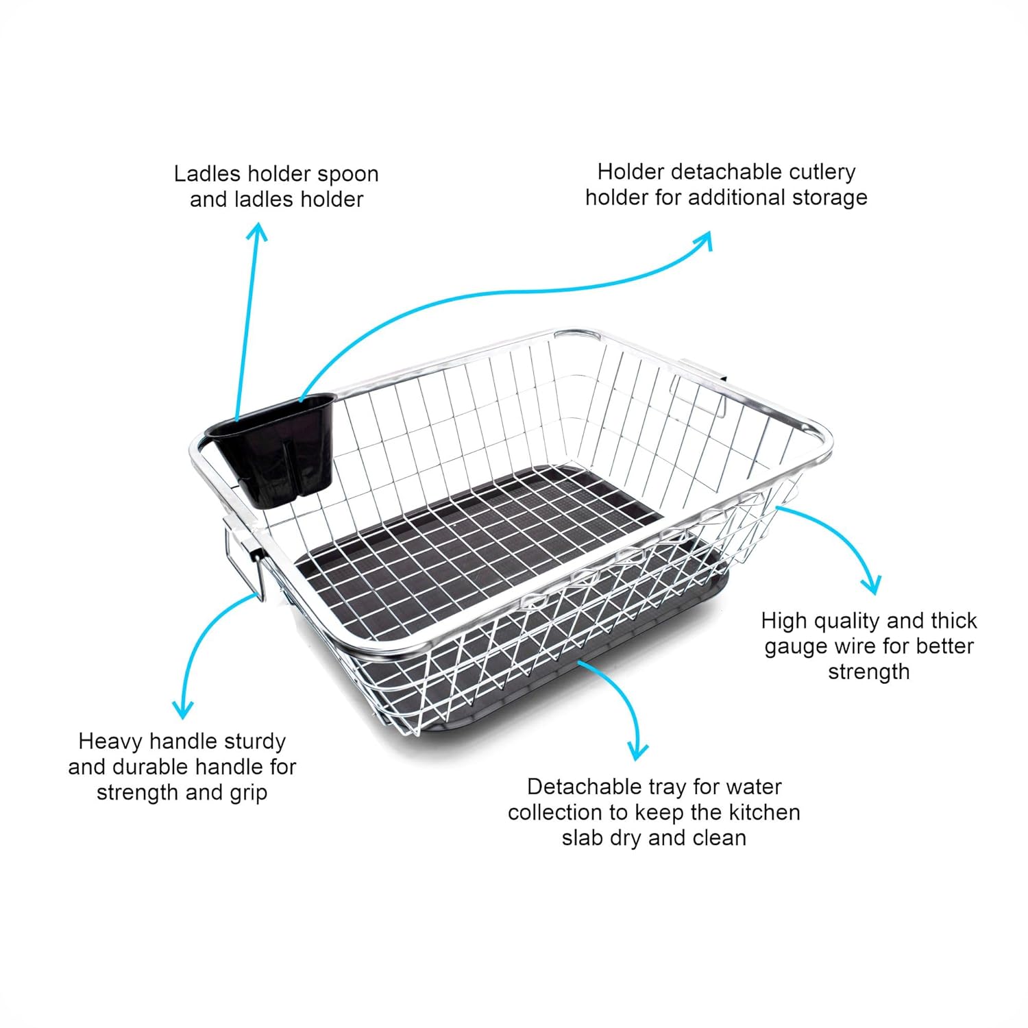 Utensil Drainer Stand for Kitchen