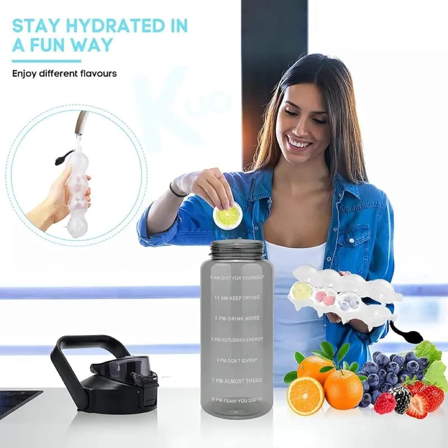 Transparent Water Bottle (2 Litres)