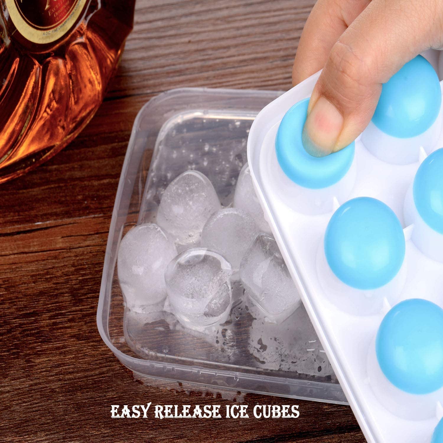 2 Pcs Pop Up Ice Cube Trays