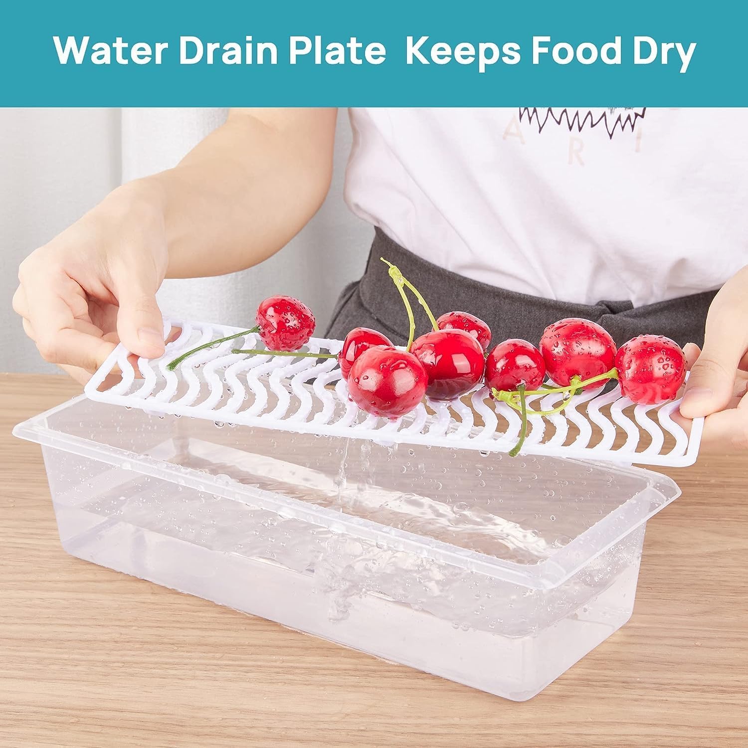 Plastic Fridge Storage Boxes (1500ml)
