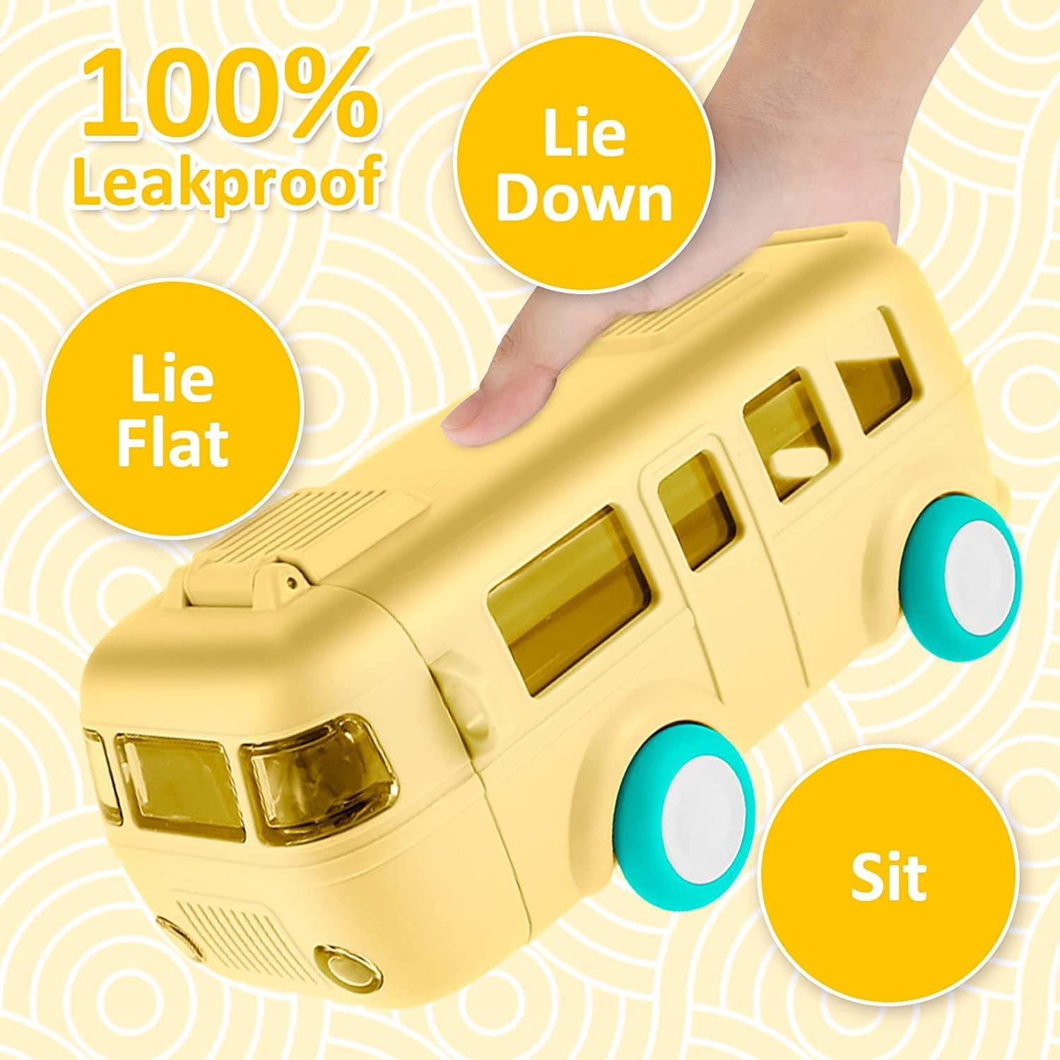 Bus Shape Water Bottle For Kids