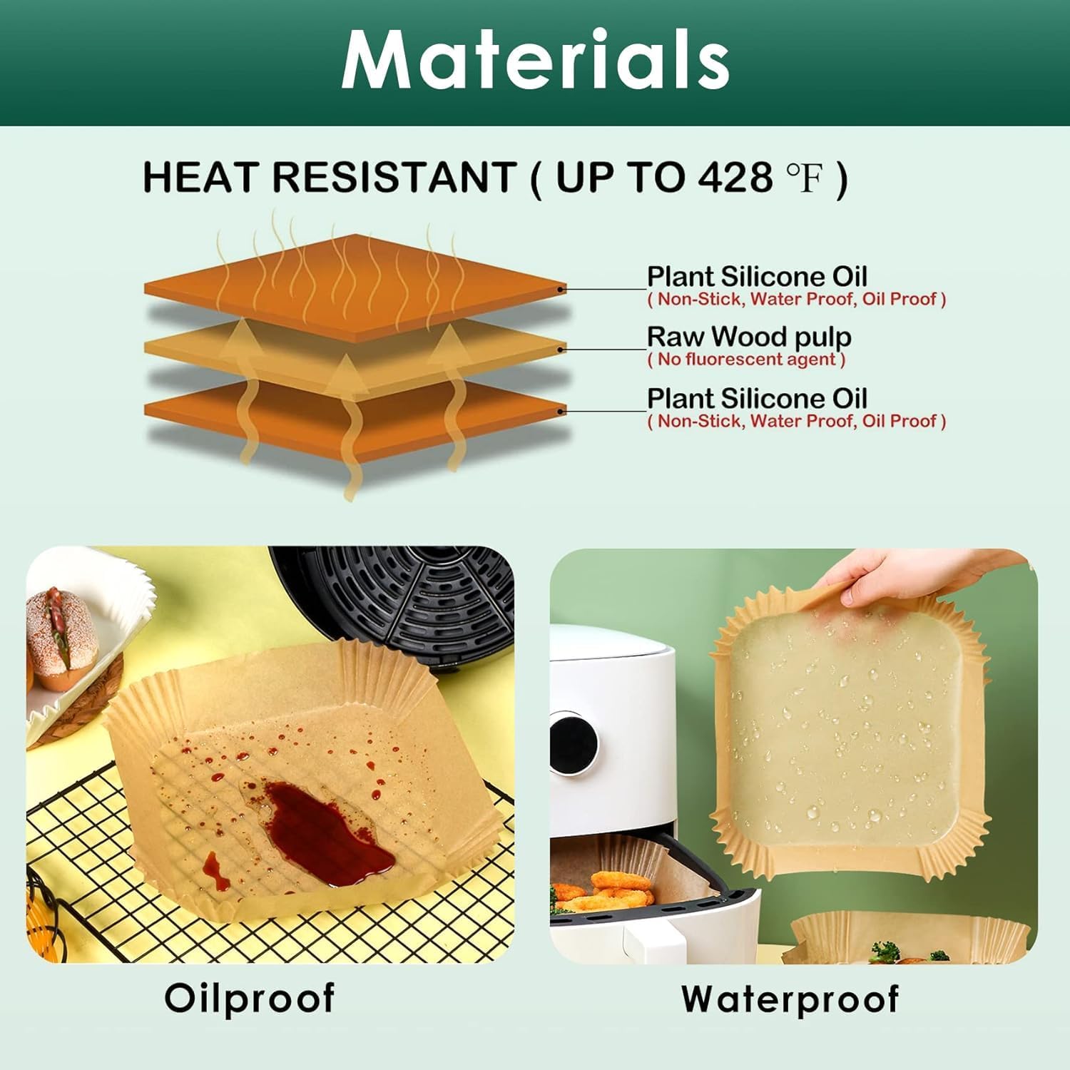 Air Fryer Disposable Paper Liner