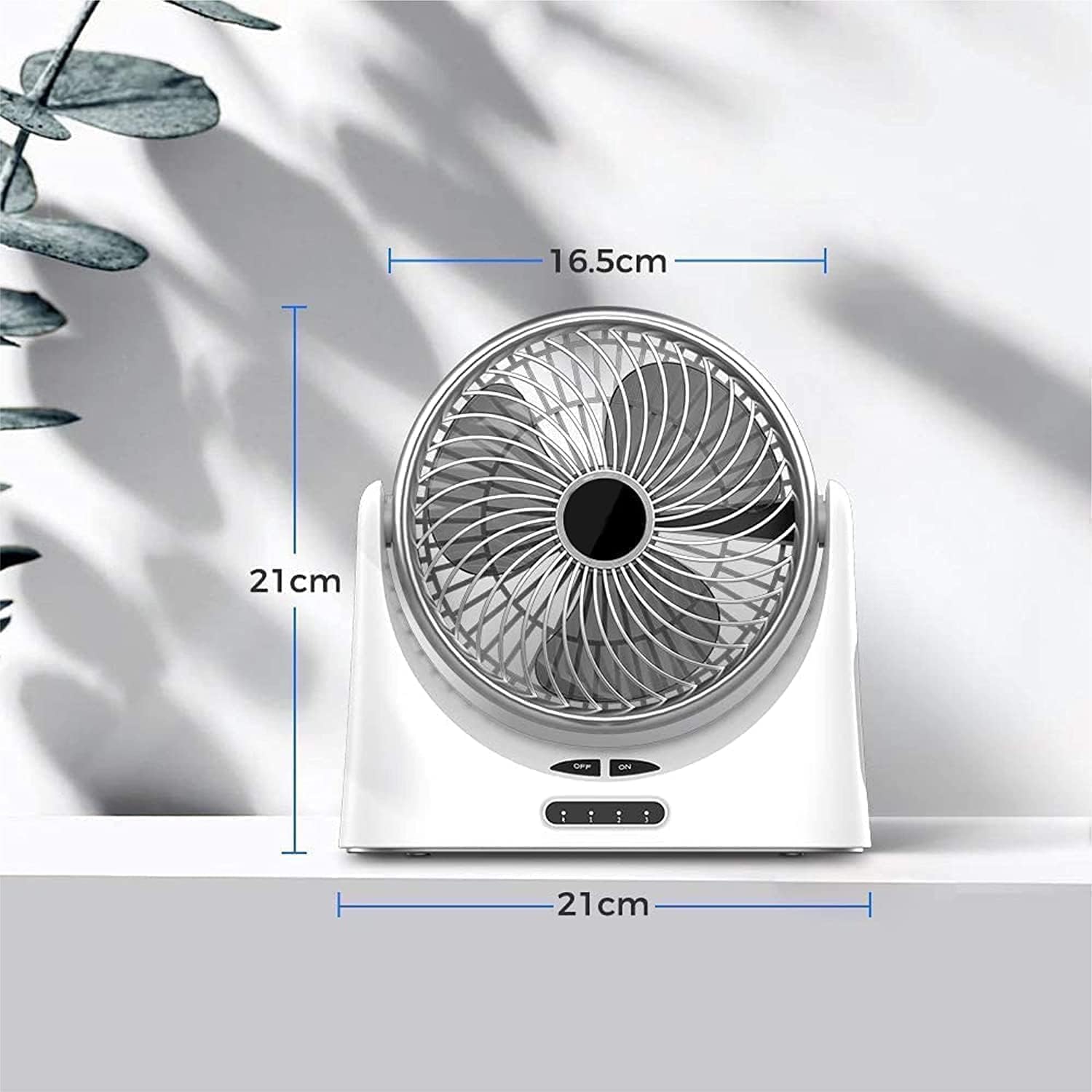Portable Non-Swing Table Fan Rechargeable