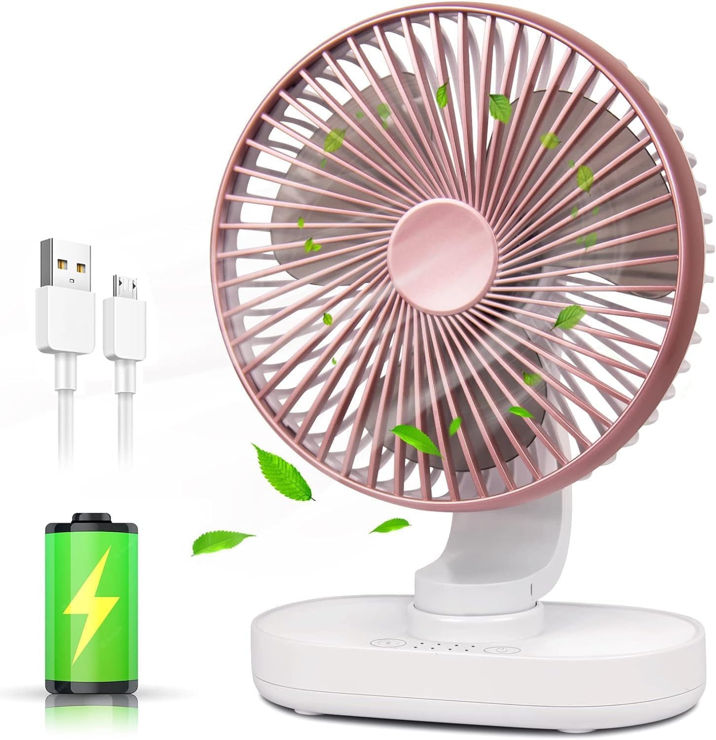 Portable Swing Table Fan Rechargeable