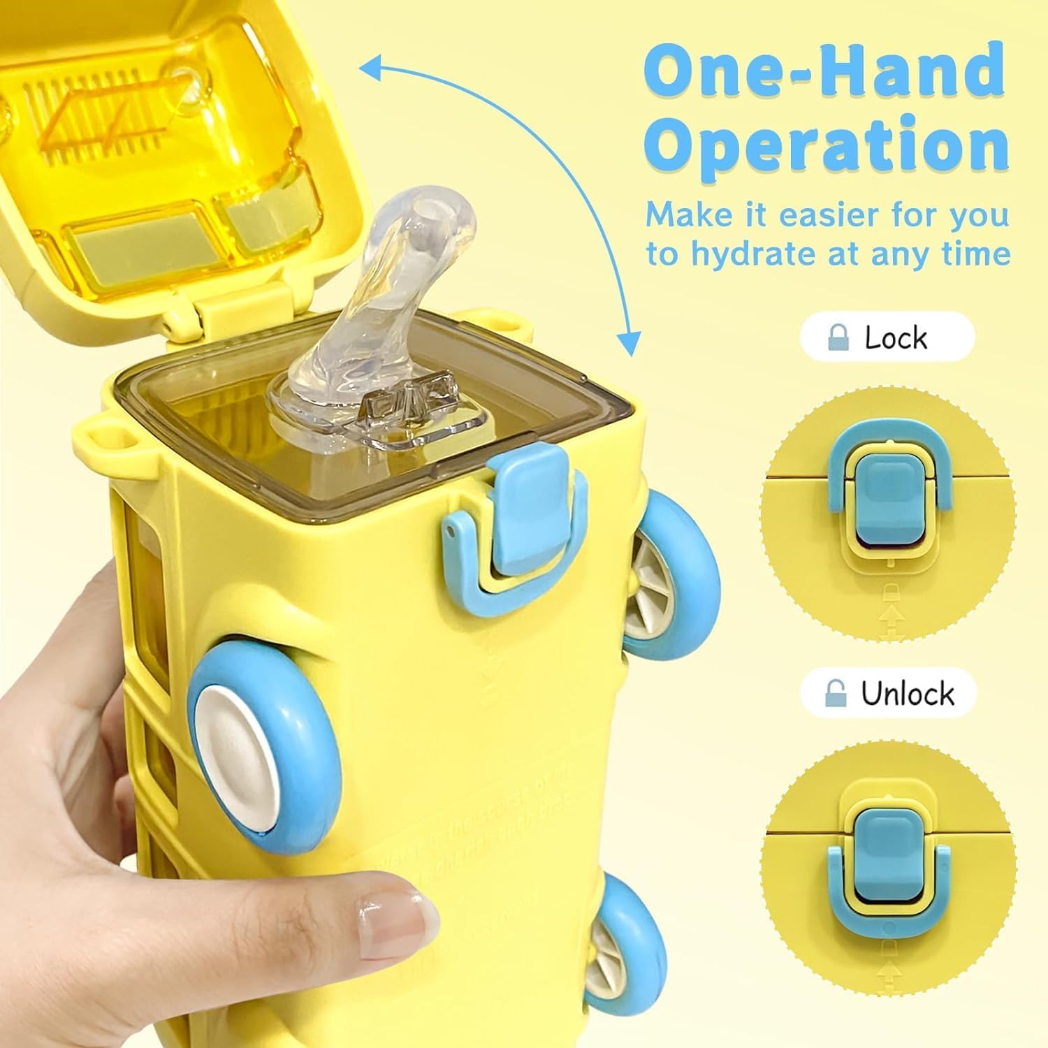 Bus Shape Water Bottle For Kids