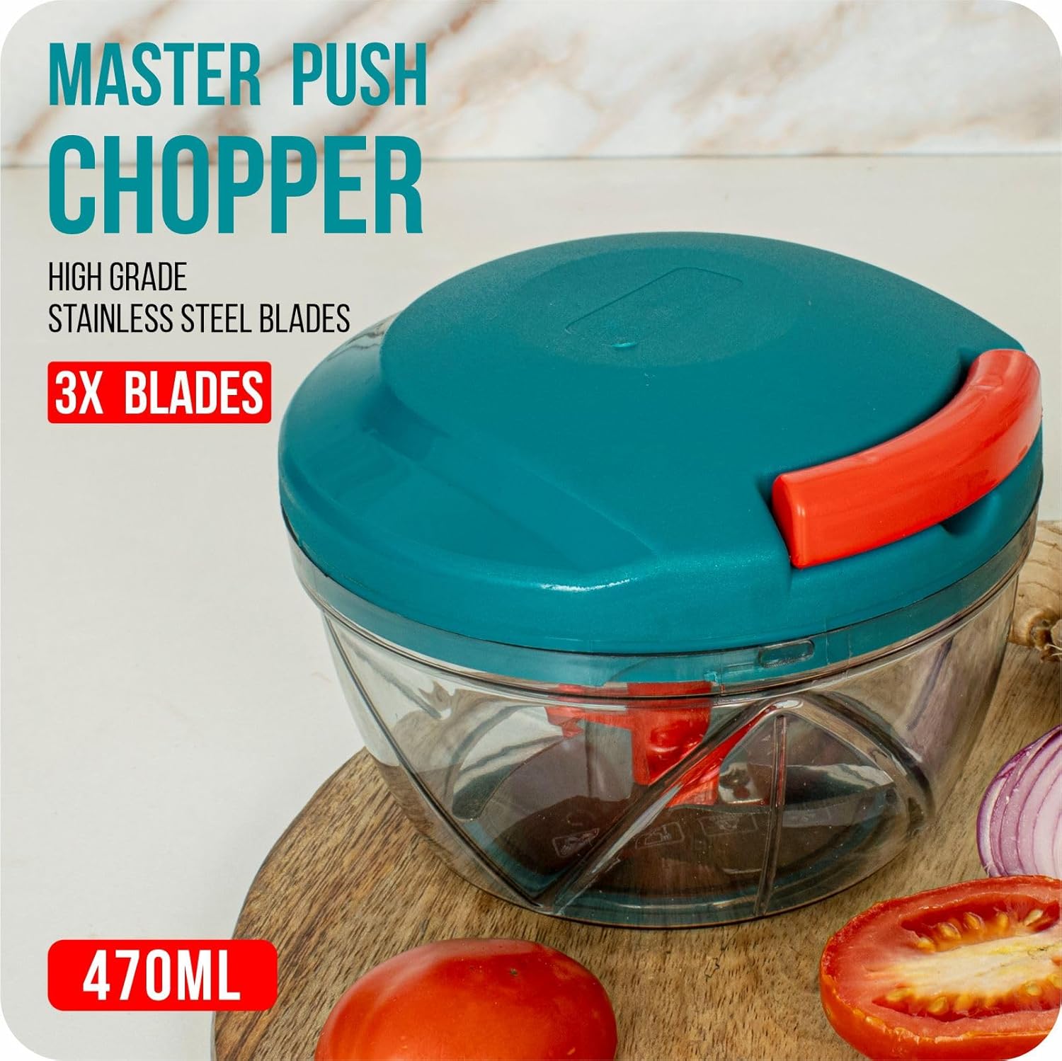 Multipurpose Plastic Pull Chopper