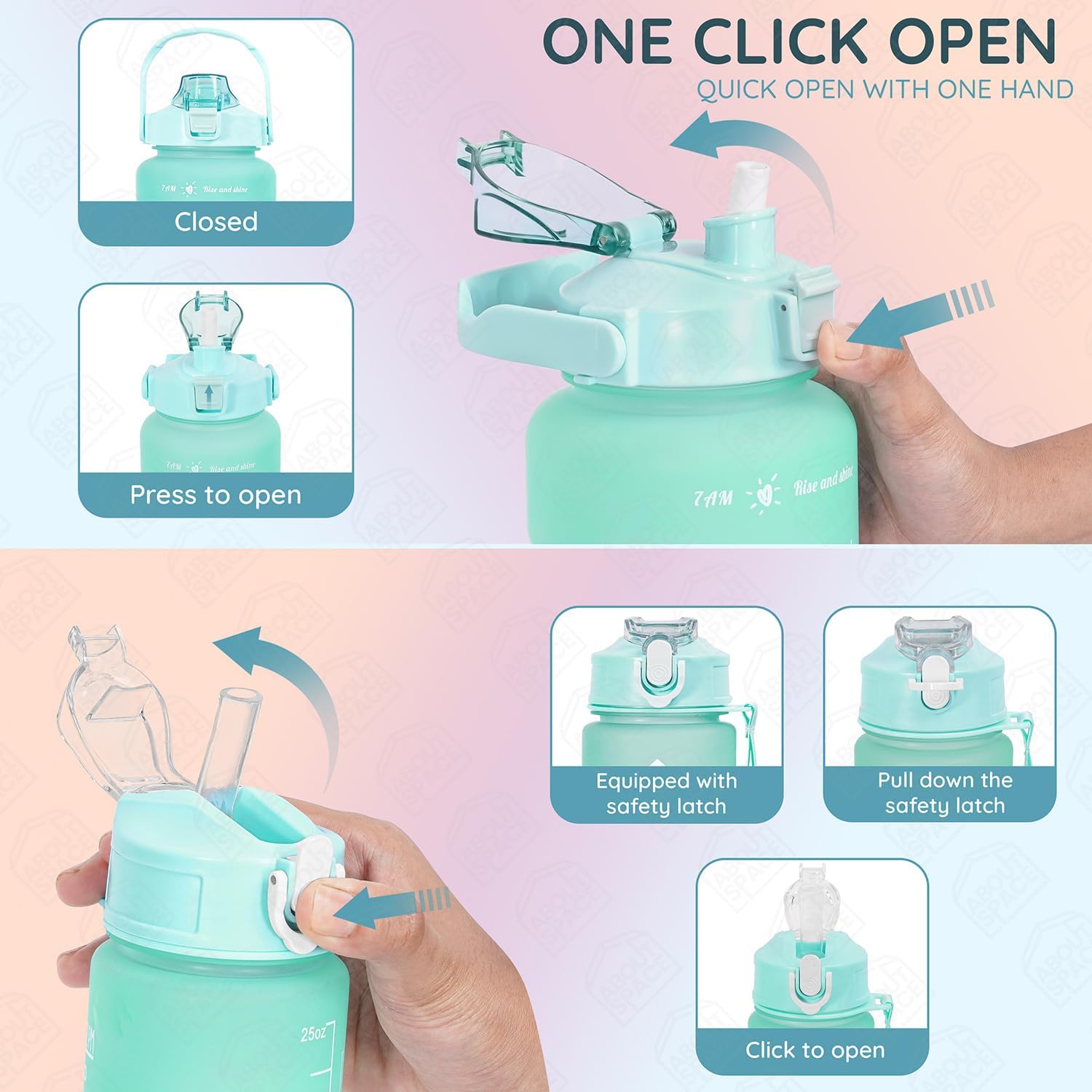 Water Bottle - 3Pcs