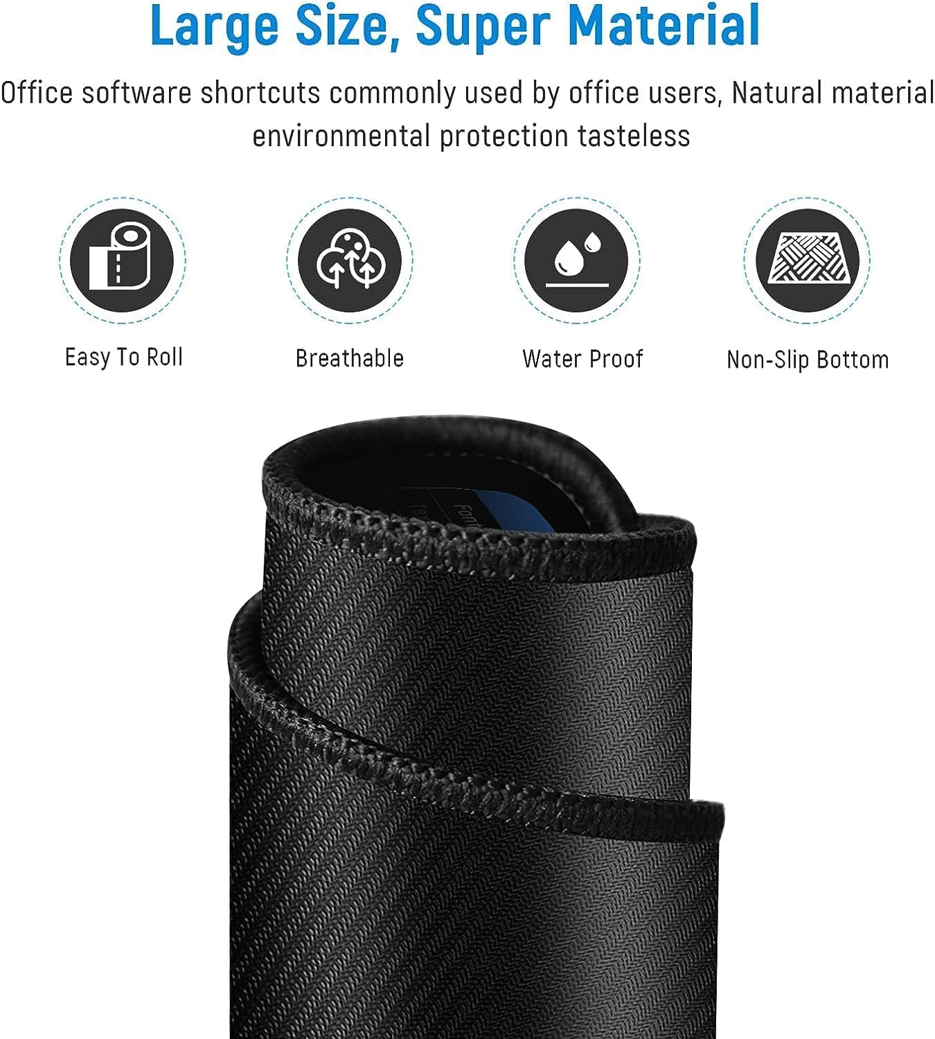 Anti-Slip Keyboard & Mouse Pad