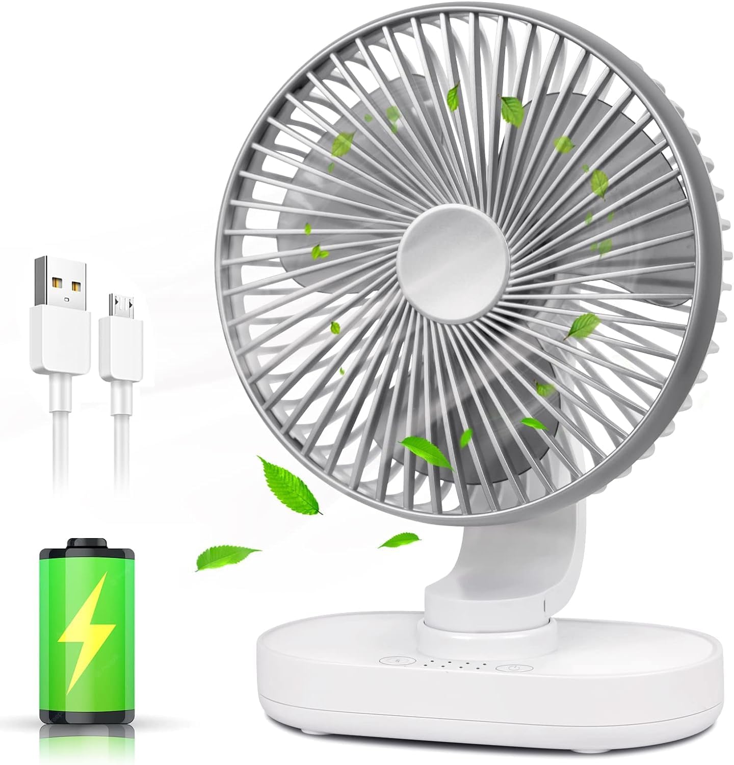 Portable Swing Table Fan Rechargeable
