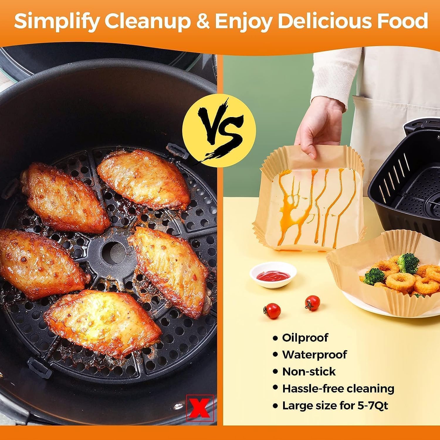 Air Fryer Disposable Paper Liner
