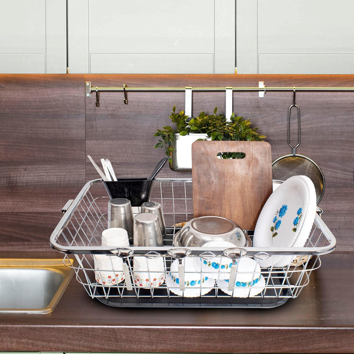 Utensil Drainer Stand for Kitchen