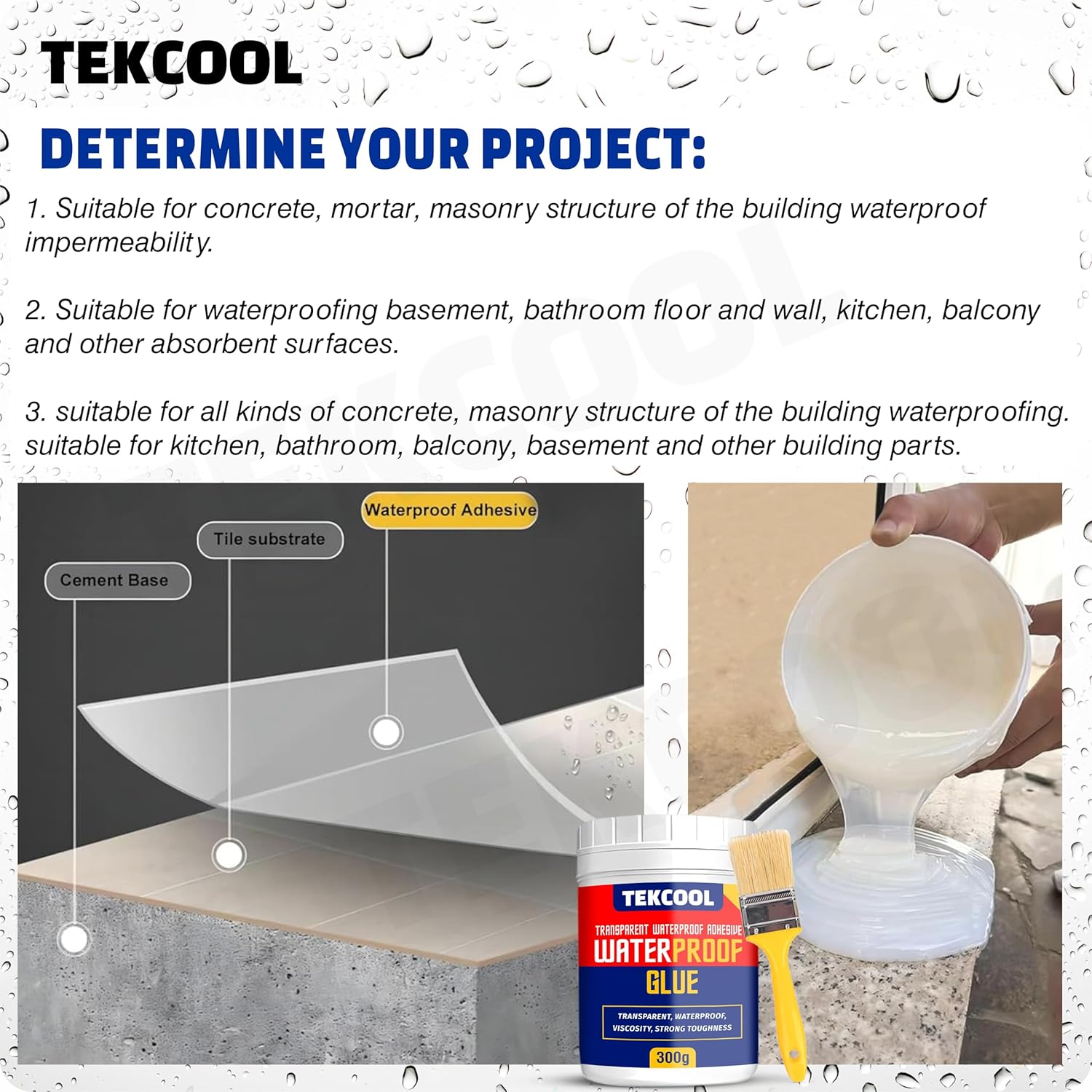 Roof Water Leakage Glue