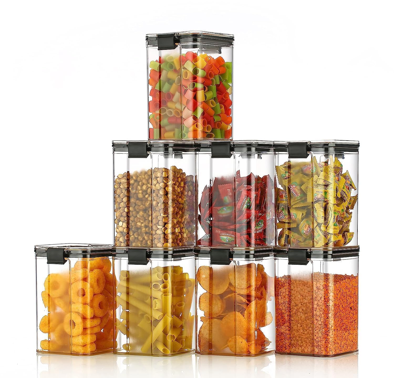Air Tight Kitchen Containers Set (1100ml)