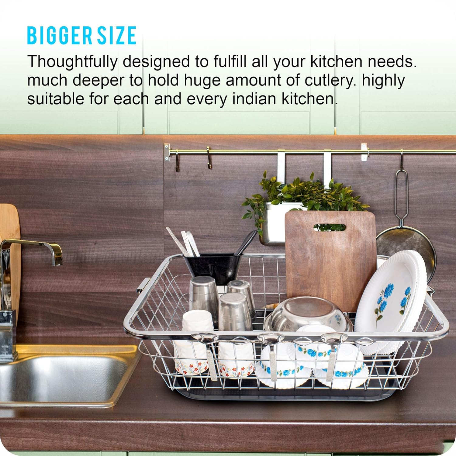 Utensil Drainer Stand for Kitchen