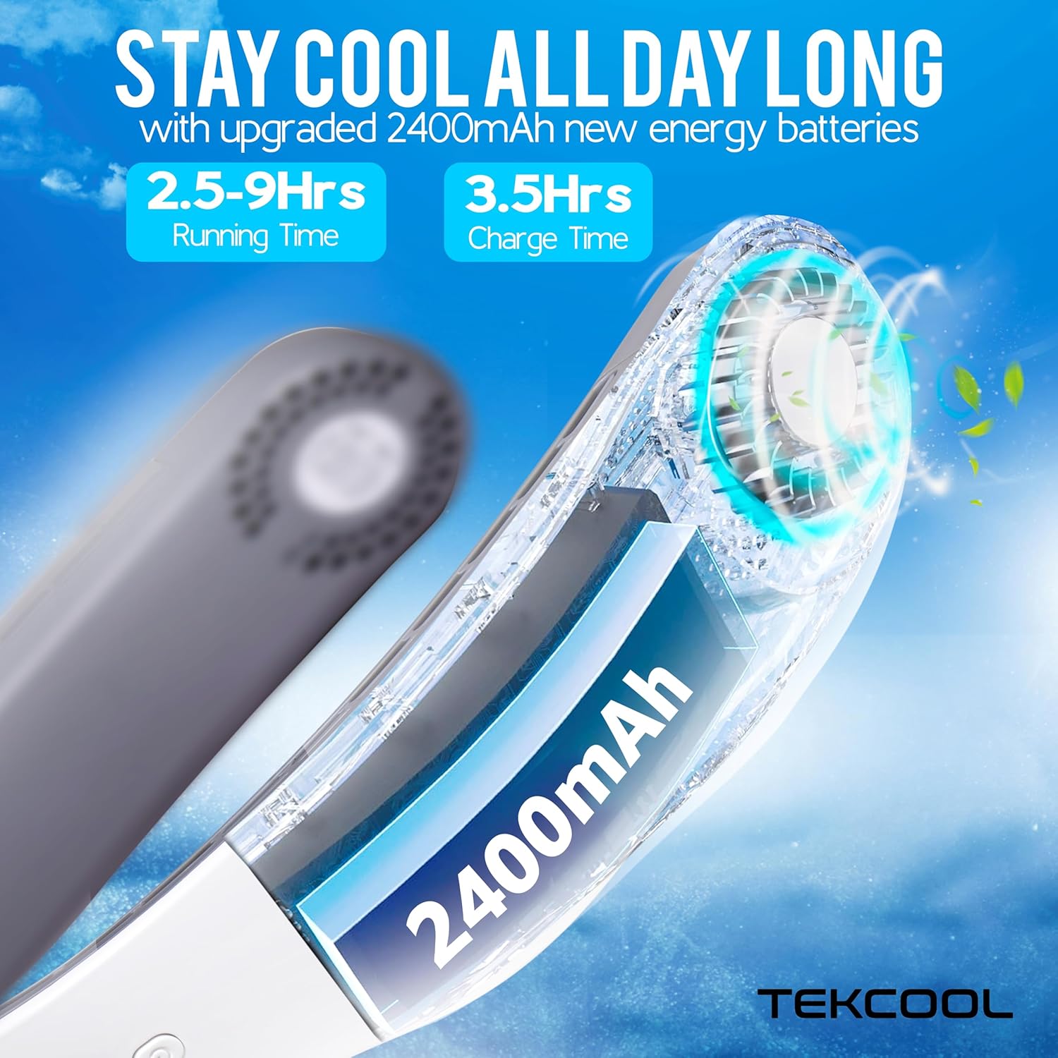 Portable Neck Fan Rechargeable