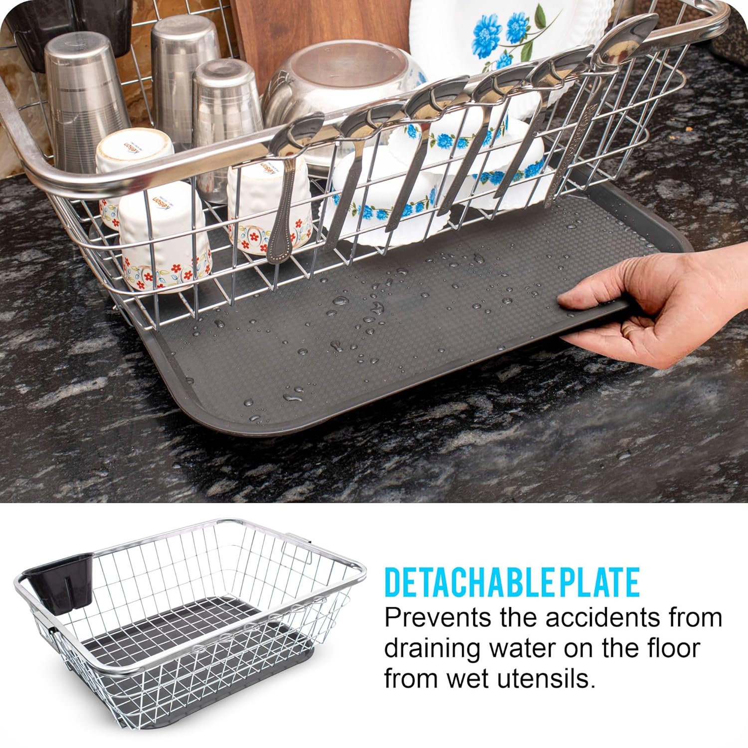 Utensil Drainer Stand for Kitchen